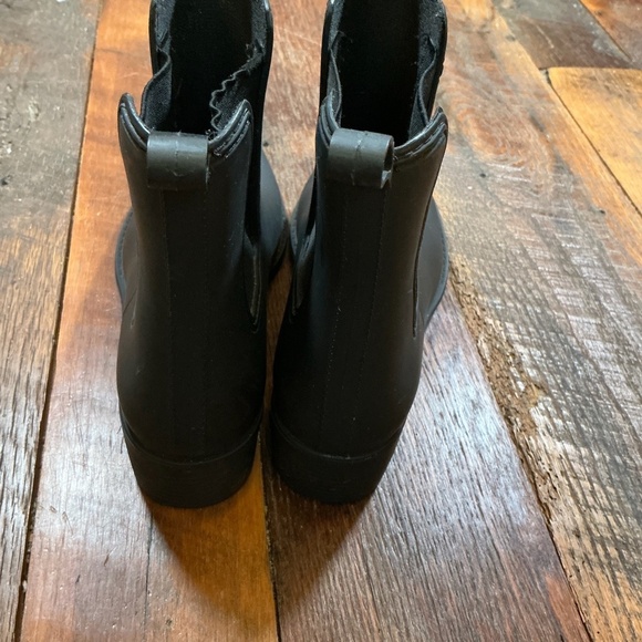 Jeffrey Campbell Havana Last Black Chelsea Rain Boots Women’s Size 11 - Picture 8 of 9